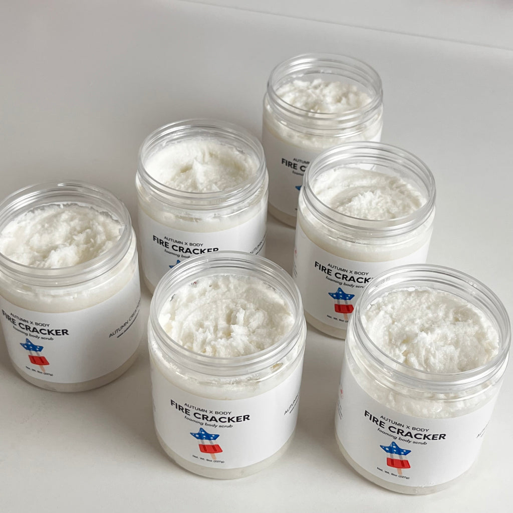 Fire Cracker Foaming Body Scrub